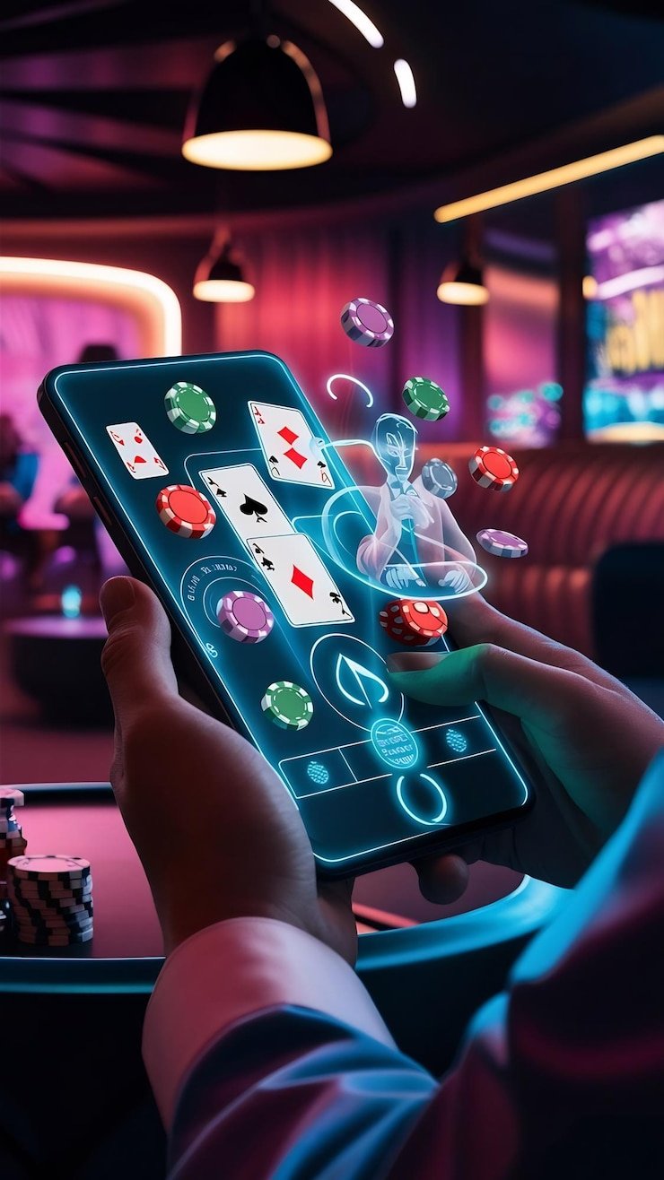 Ilustrasi antarmuka Sports Betting dengan pilihan pertandingan dan opsi taruhan lengkap